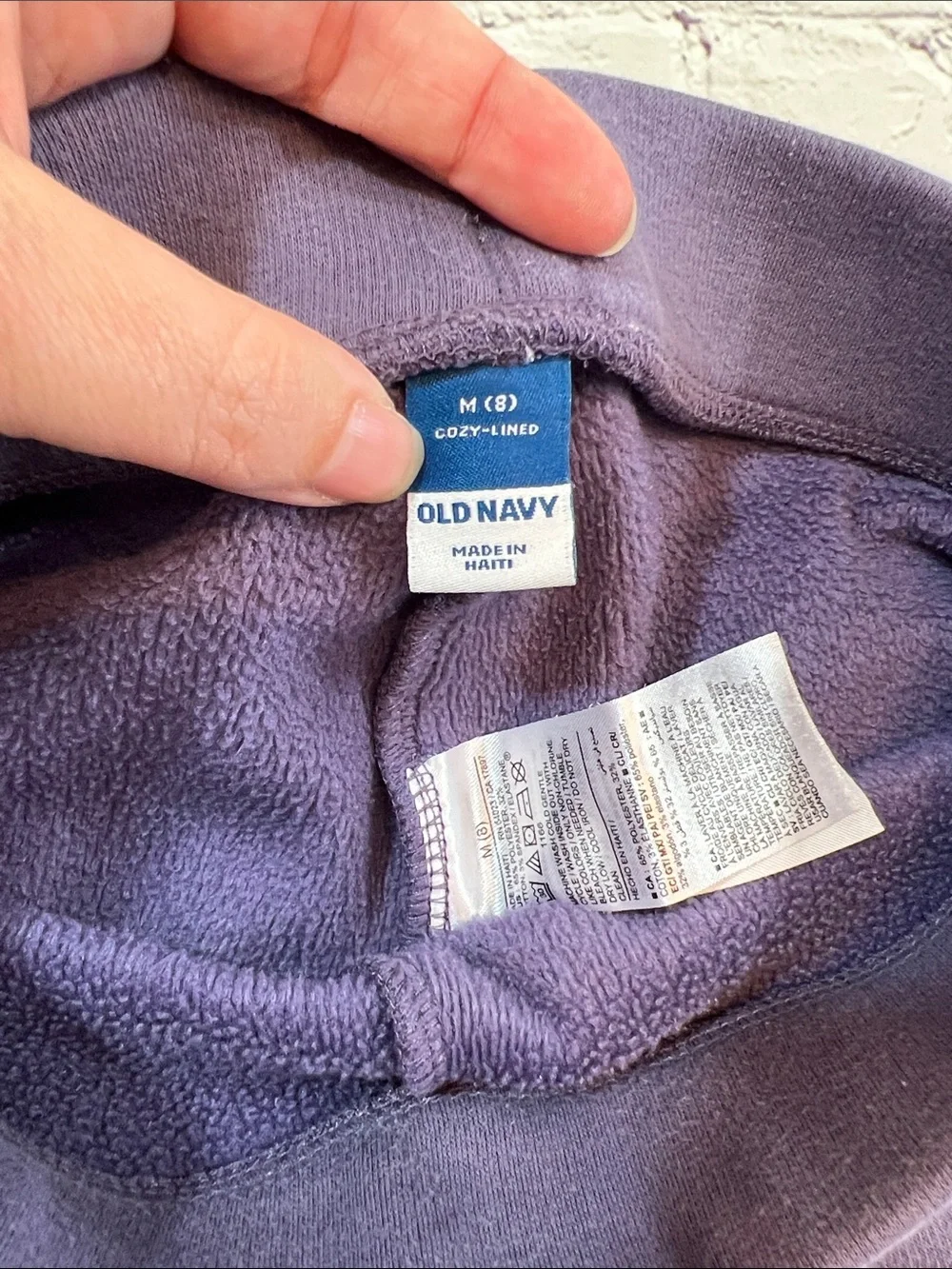 🌸 Old Navy Purple Cozy-lined Leggings
